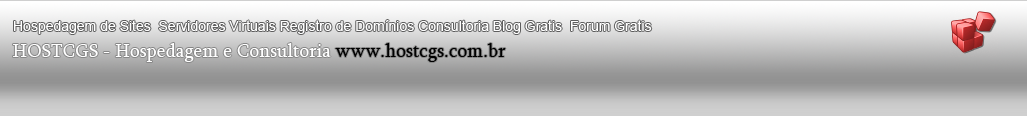 HostCGS Hospedagem de Sites www.hostcgs.com.br