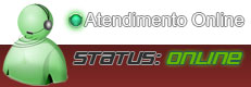 Atendimento Online, fale ao vivo com nossos atendentes, disponvel de seg a sexta.